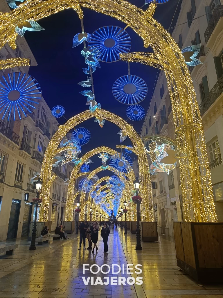 Larios Street at Christmas