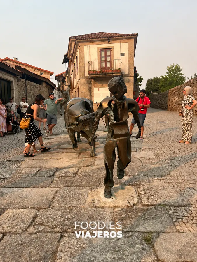 Sculpture from the Festa do Boi in Allariz